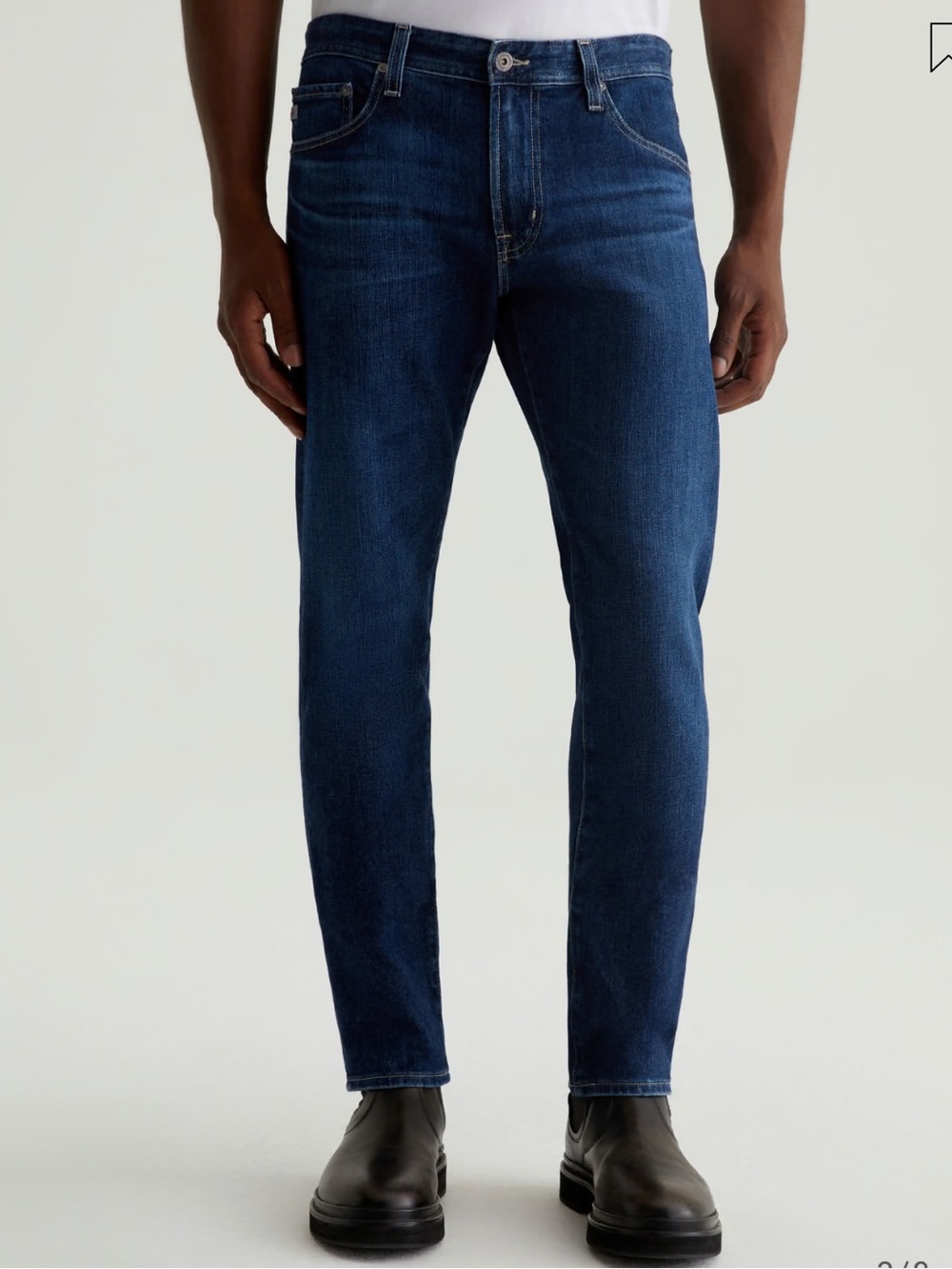 AG Tellis 360° Men’s Slim Jeans 32x32 Medium Wash Japanese Denim